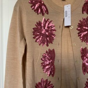NWT - J. CREW Embellished Jackie Cardigan